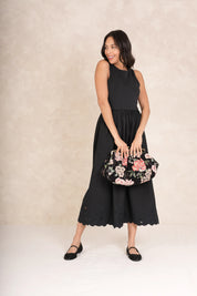 ONE HUNDRED STARS - clutch bag - BLOSSOM BLACK