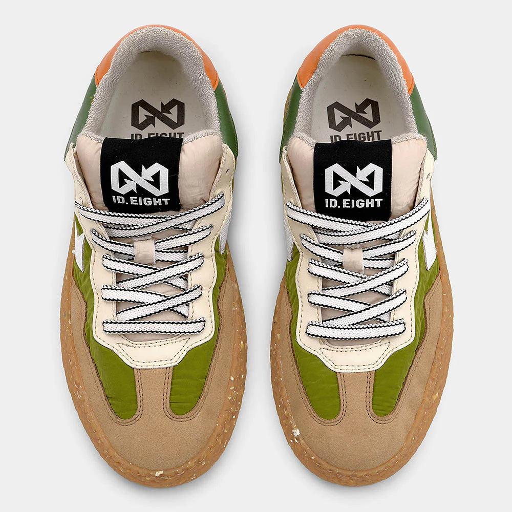 ID EIGHT - uriduri sneakers vegane - OLIVE GREEN