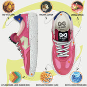 ID EIGHT - uriduri sneakers vegane - FUXIA VIBES