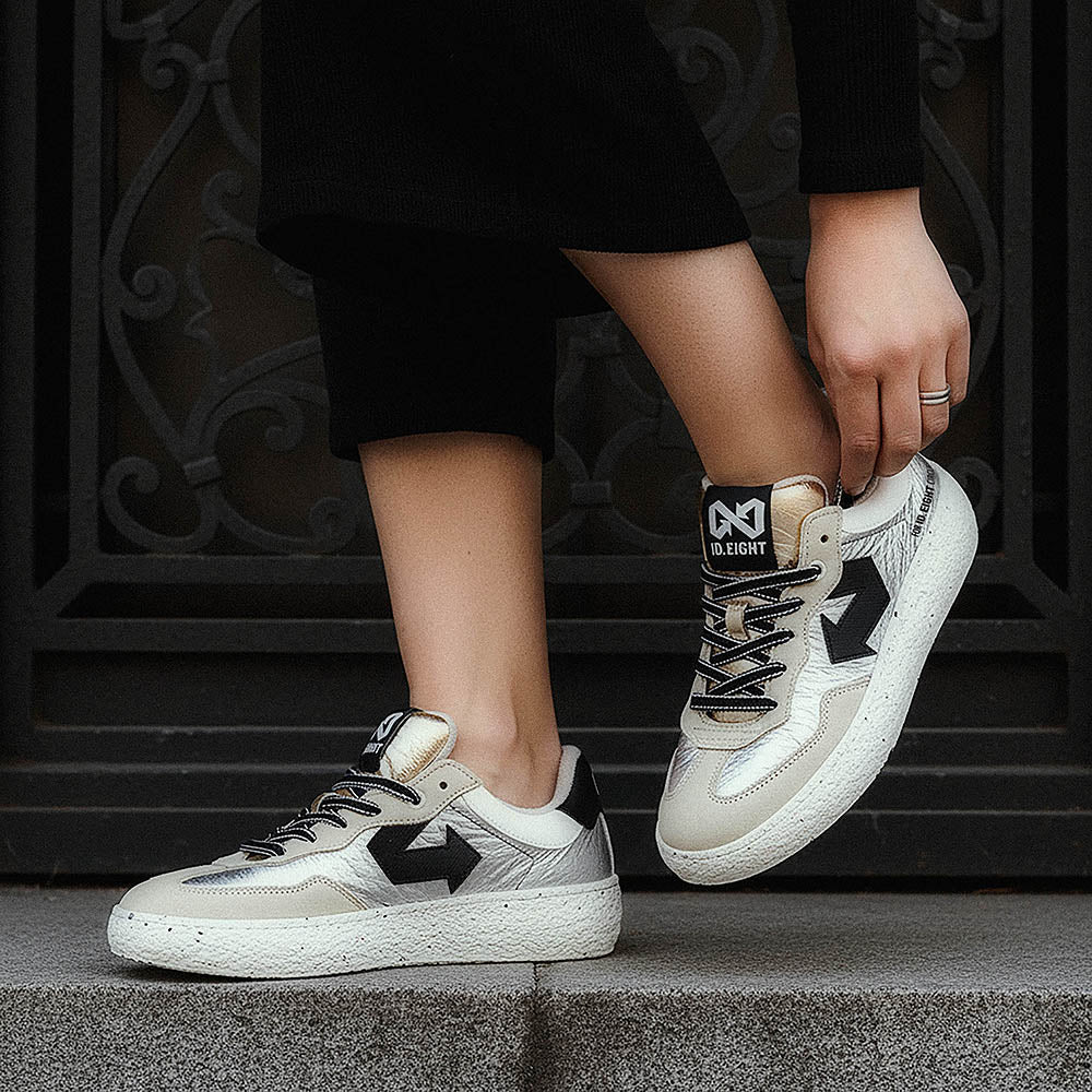 ID EIGHT - uriduri sneakers vegane - SILVER
