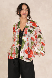 ONE HUNDRED STARS - kimono corto - POPPY RED