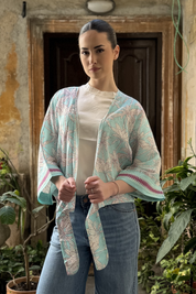 NEKANE - kimono roura - TURCHESE