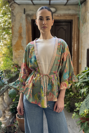 NEKANE - kimono felixa - GREEN