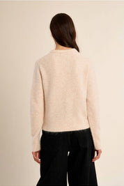 MOLLY BRACKEN - ladies knitted cardigan - OFF WHITE
