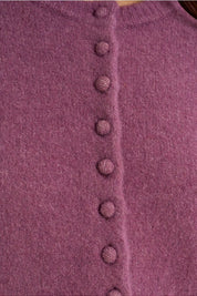 MOLLY BRACKEN - ladies knitted cardigan - MAUVE