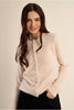 MOLLY BRACKEN - ladies knitted cardigan - OFF WHITE