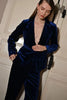 MOLLY BRACKEN - giacca blazer velluto - COBALT BLUE