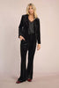 MOLLY BRACKEN - giacca blazer velluto - BLACK