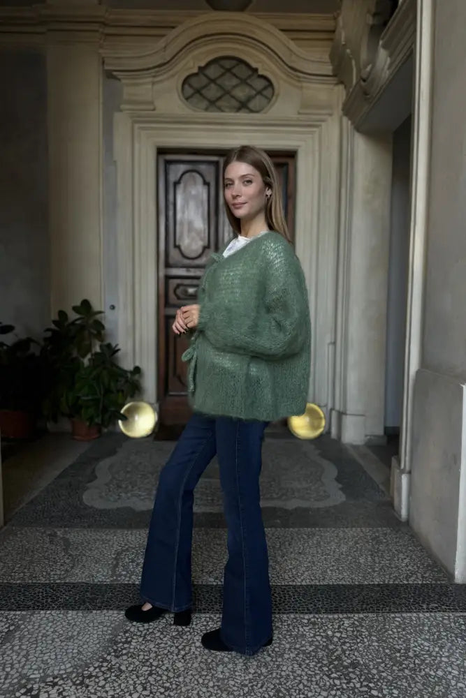 Flow - Cardigan Laccio Verde