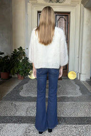 Flow - Maglia Mohair Burro