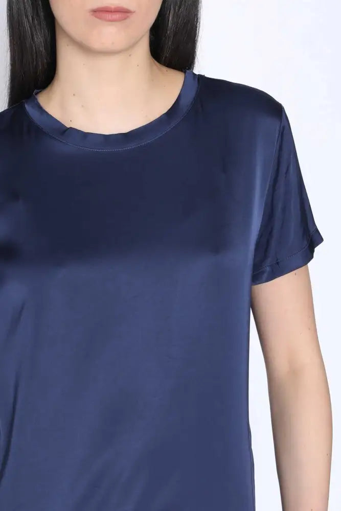 Flow - T-Shirt Viscosa Blue