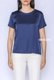 Flow - T-Shirt Viscosa Blue