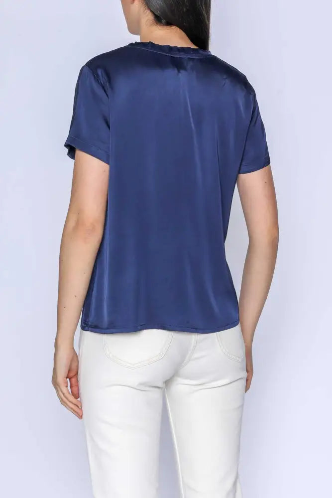 Flow - T-Shirt Viscosa Blue