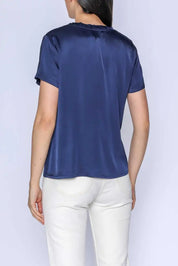 Flow - T-Shirt Viscosa Blue