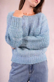 MOLLY BRACKEN - knitted sweater - BLUE