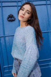 MOLLY BRACKEN - knitted sweater - BLUE
