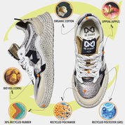 ID EIGHT - sneakers hana - SILVER