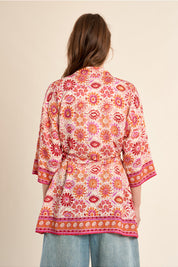 MOLLY BRACKEN - kimono ladies woven - ORANGE MELIS