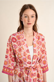 MOLLY BRACKEN - kimono ladies woven - ORANGE MELIS