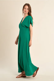 MOLLY BRACKEN - ladies woven dress - GREEN