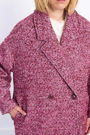 MOLLY BRACKEN - woven coat - PINK
