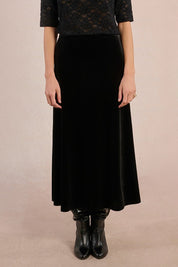 MOLLY BRACKEN - gonna velluto - BLACK