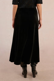 MOLLY BRACKEN - gonna velluto - BLACK