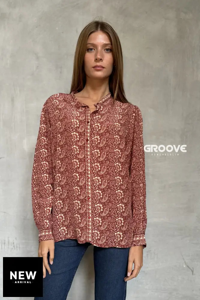 Maison Hotel - Blouse Daria Terracotta