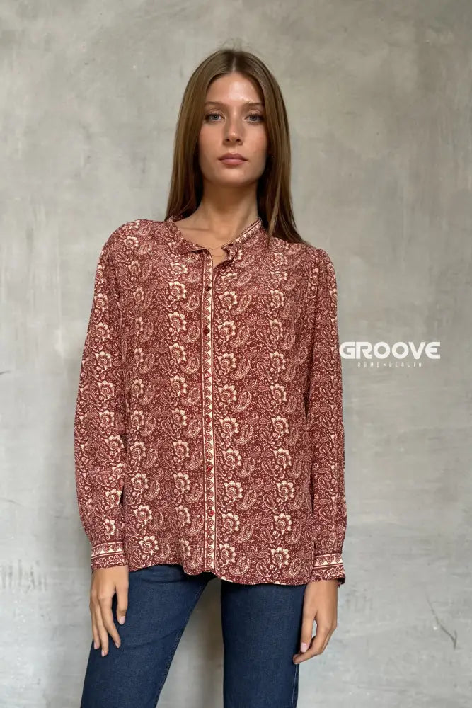 Maison Hotel - Blouse Daria Terracotta