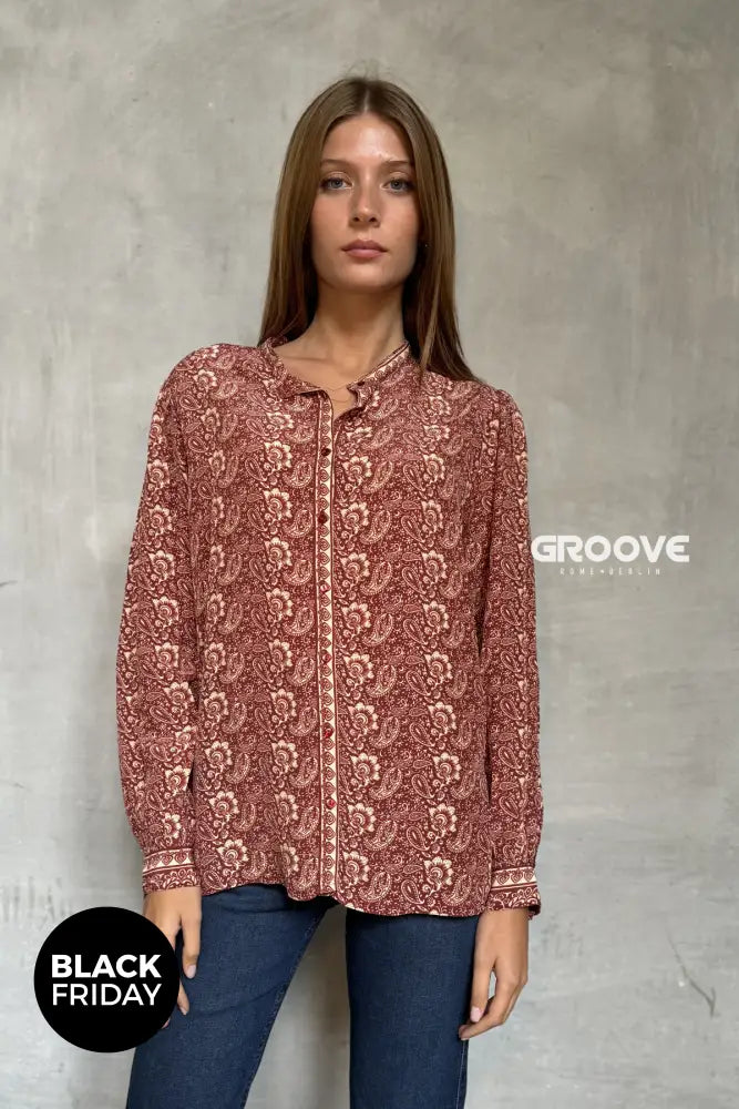 Maison Hotel - Blouse Daria Terracotta