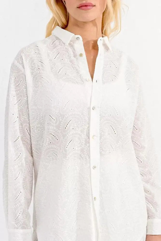 Molly Bracken - Camicia San Gallo Bianco