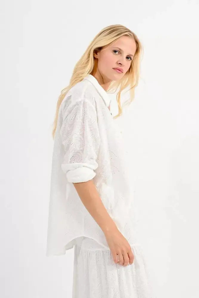 Molly Bracken - Camicia San Gallo Bianco