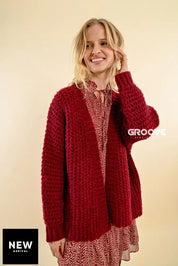 Molly Bracken - Cardigan Lucy Dark Red