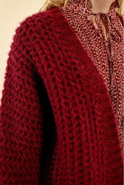 Molly Bracken - Cardigan Lucy Dark Red