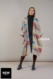 One Hundred Stars - Kimono Grande Oriental Grey