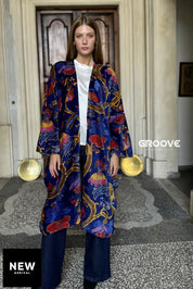 One Hundred Stars - Kimono Grande Royal Blue