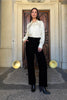WU-SIDE - pantalone velluto - NERO