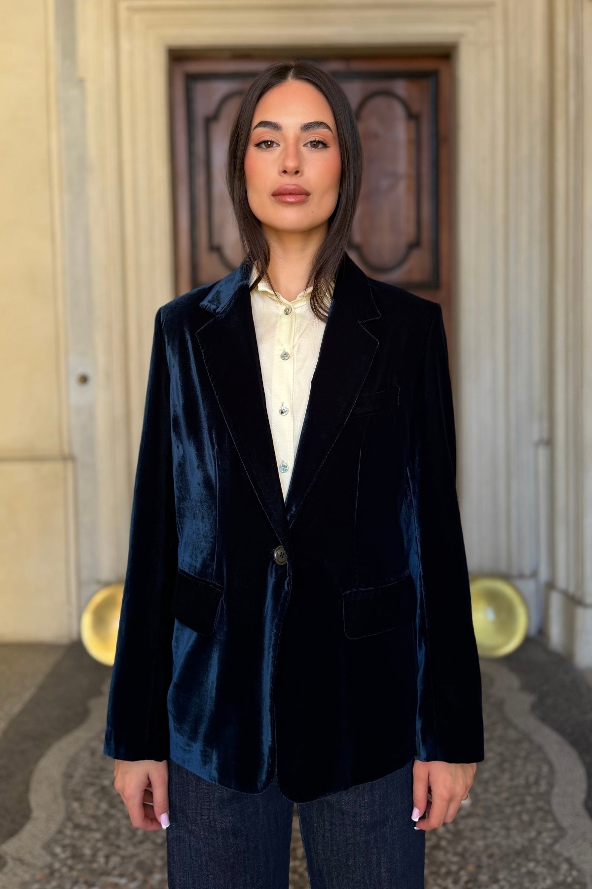 WU-SIDE - giacca blazer - BLUE NIGHT