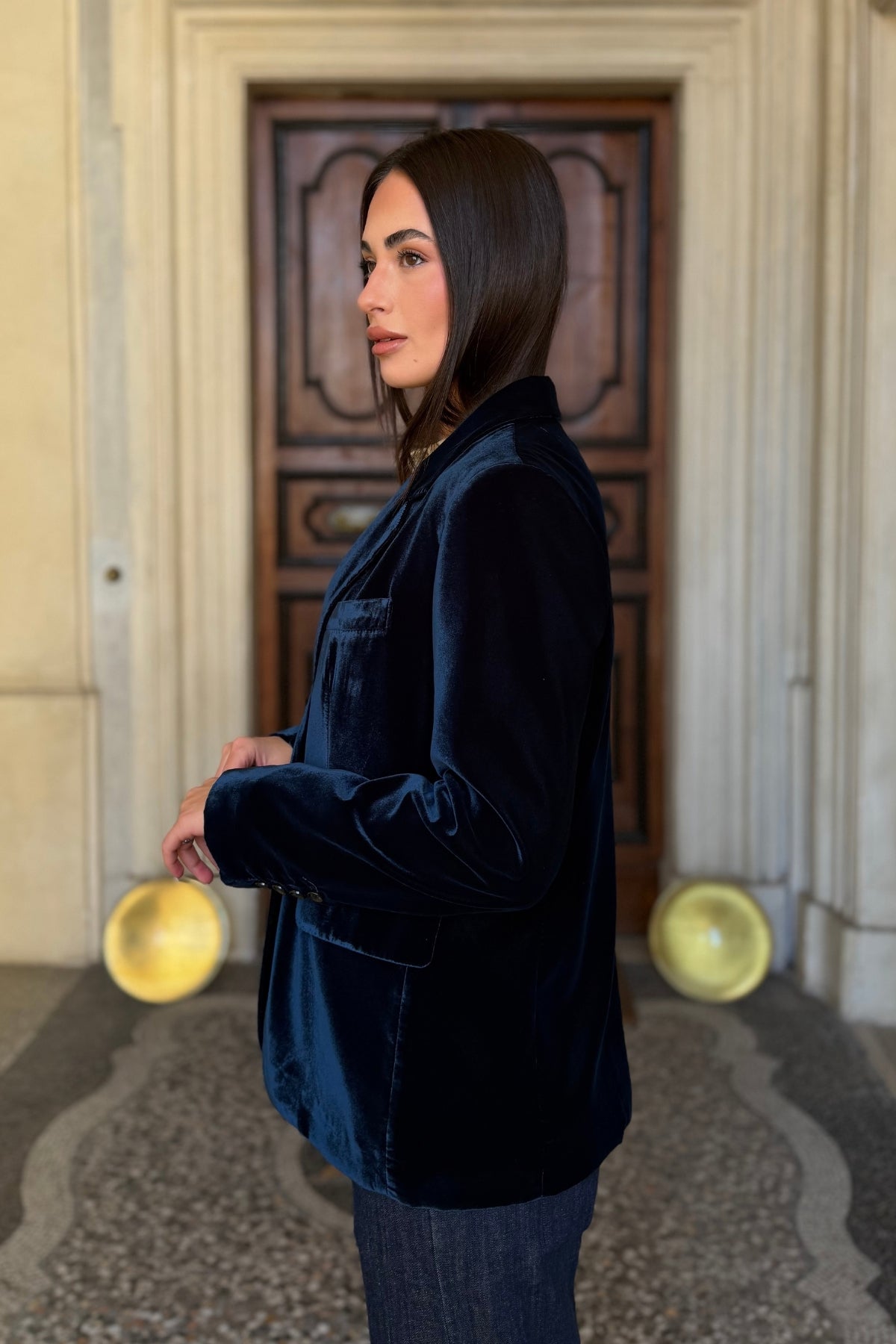 WU-SIDE - giacca blazer - BLUE NIGHT