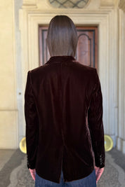 WU-SIDE - giacca blazer - MARRONE