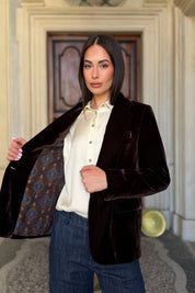 WU-SIDE - giacca blazer - MARRONE