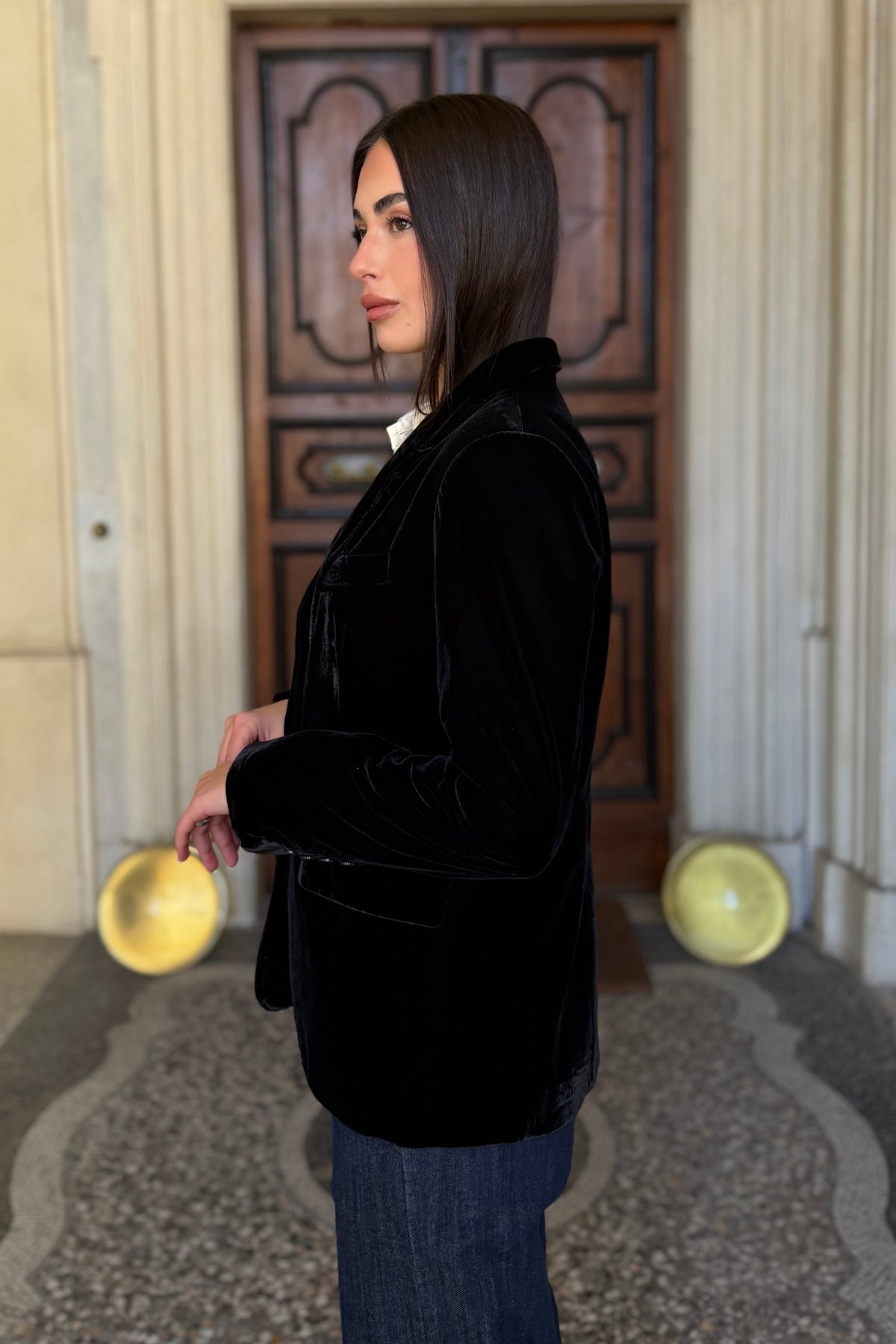 WU-SIDE - giacca blazer - NERO