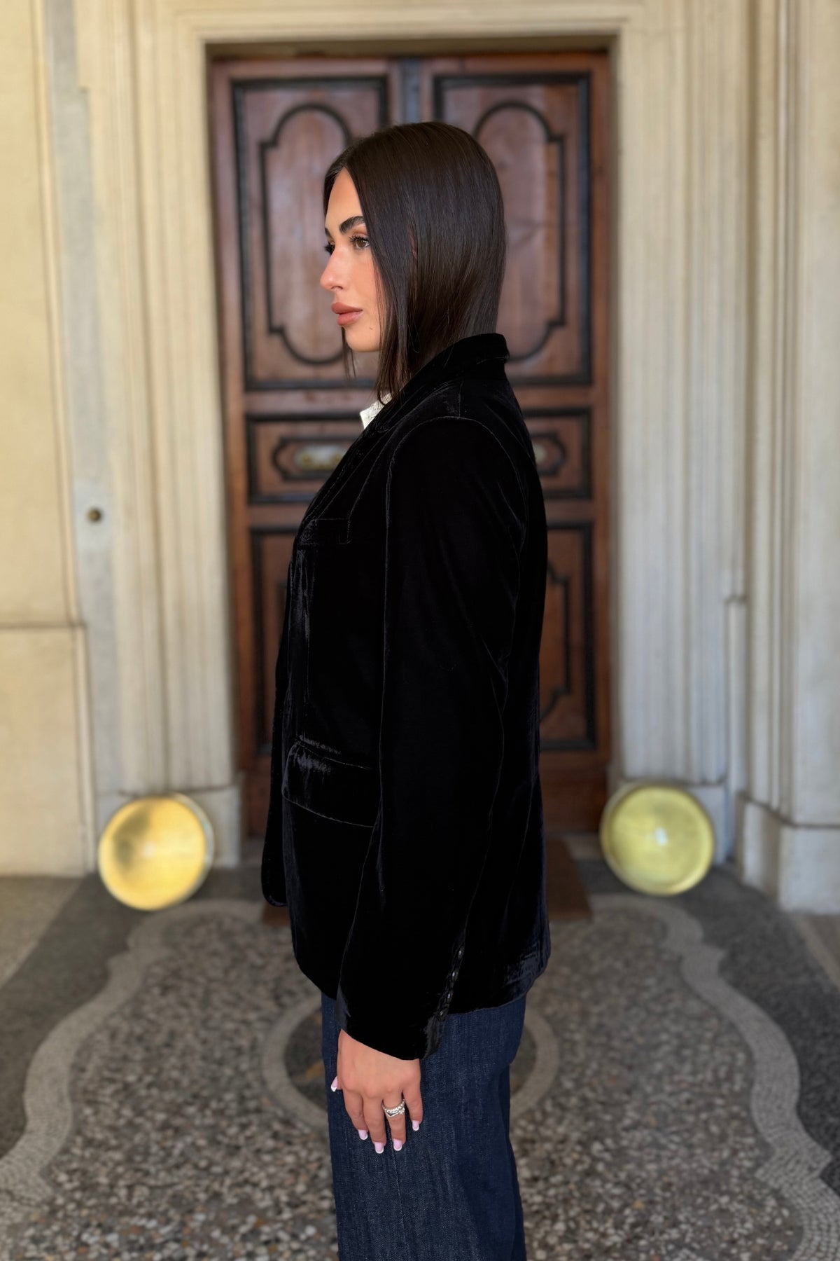 WU-SIDE - giacca blazer - NERO