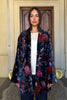 ARTEFILIA-MILANO - kimono velluto jia - GARDEN BLUE