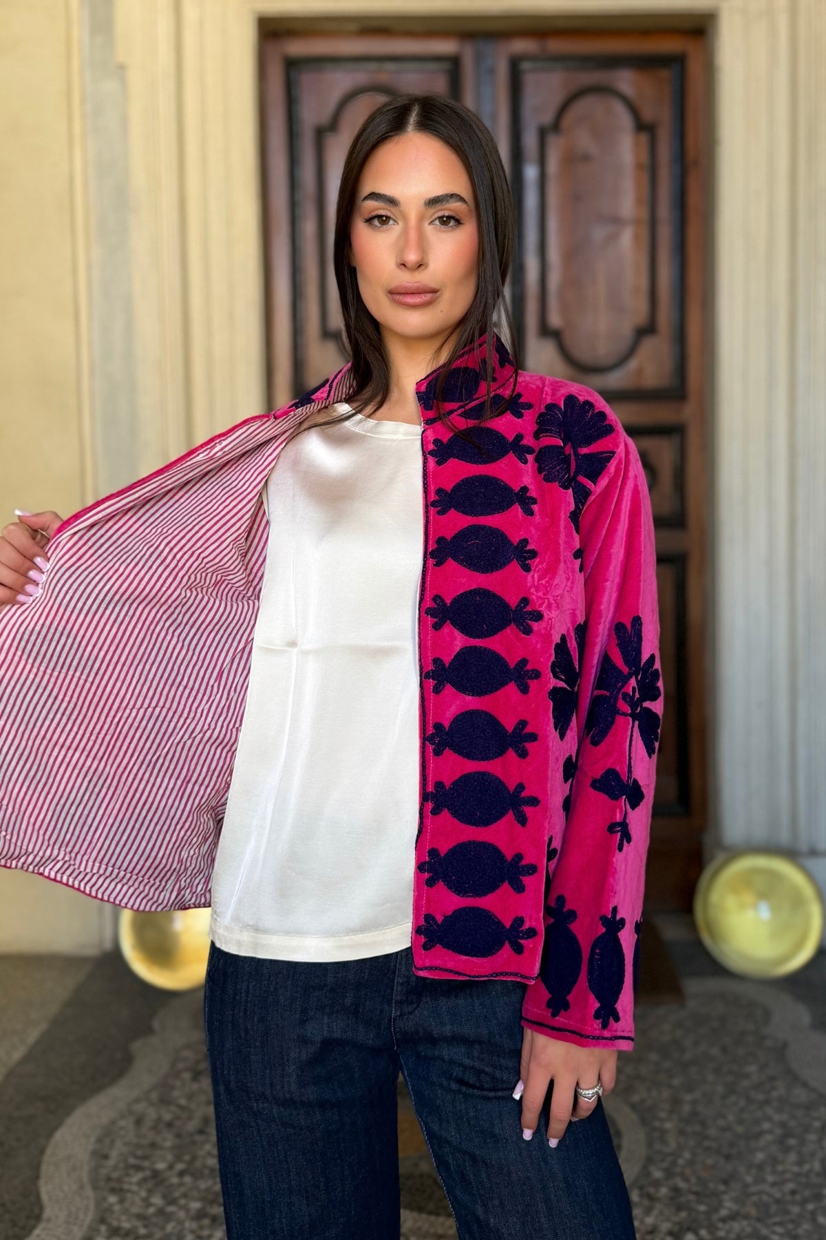 FABRICE PARIS - giacca kimono moucheron - 140