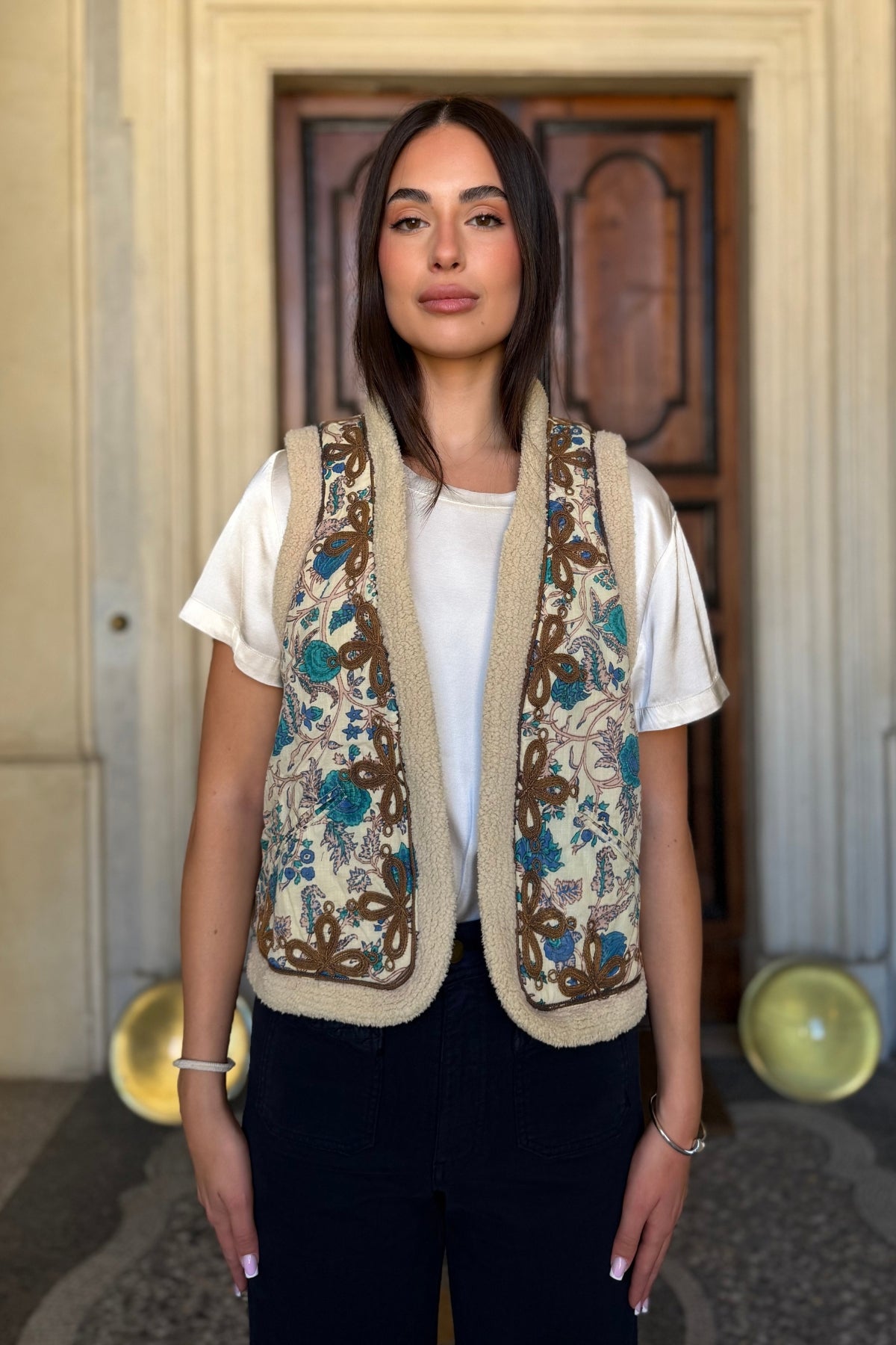 MAISON HOTEL - gilet juno - VERDE PROVENCE