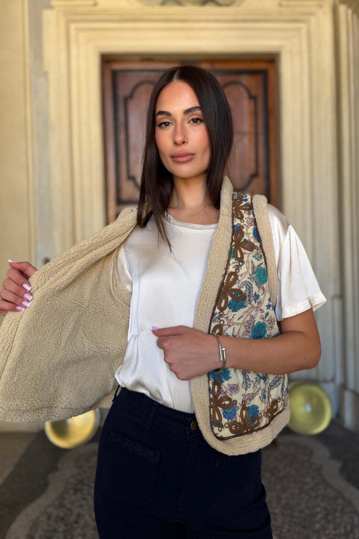 MAISON HOTEL - gilet juno - VERDE PROVENCE