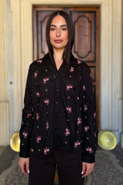 MAISON HOTEL - camicia louise - NIGHT ROSES