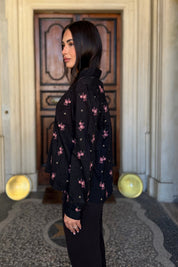 MAISON HOTEL - camicia louise - NIGHT ROSES