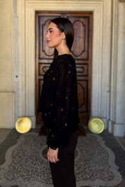 MAISON HOTEL - blusa caterine - BLACKOUT